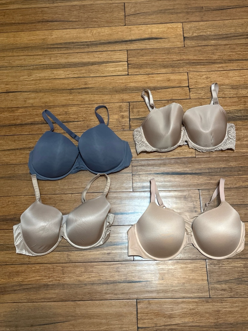 Victoria’s Secret 40DD Bra Lot of 4 Perfect Shape Coverage T-shirt Lined Demi